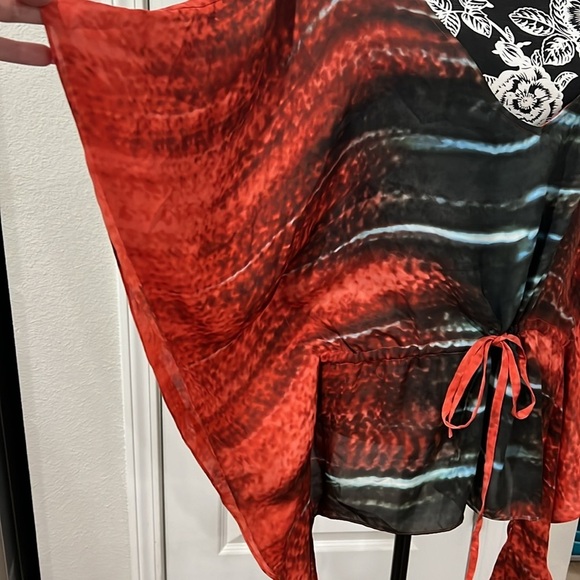 HAUTE HIPPIE tie-dye blouse - Picture 3 of 10